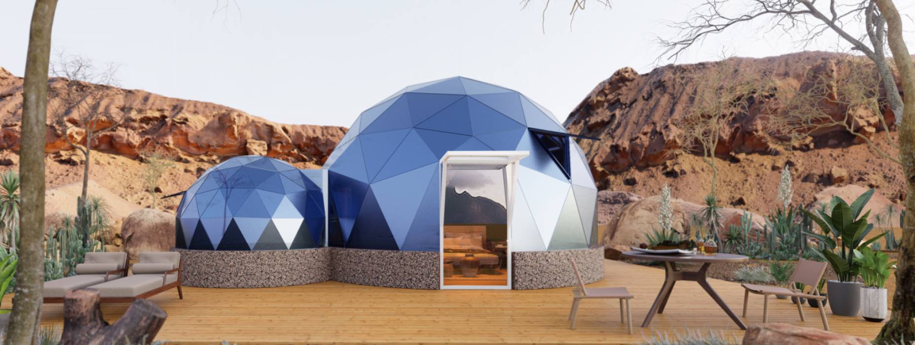 夏邑县球形智能光伏玻璃星空房